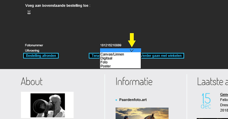 Uitleg bestellen Foto4u
